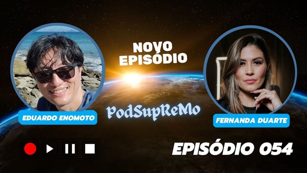 Capa do episódio 054 do PodSupReMo com Fernanda Duarte