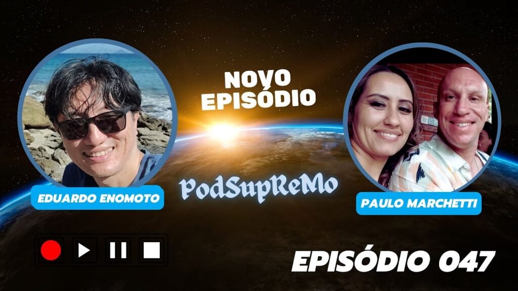 Capa do episódio 047 do PodSupReMo com Paulo Marchetti
