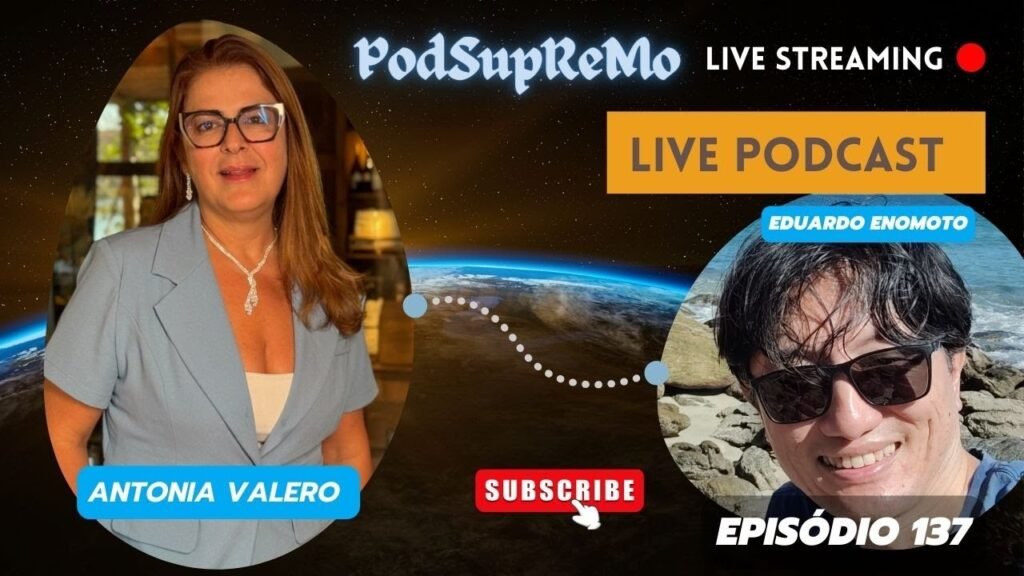Capa do episódio 137 do PodSupReMo com Antonia Valero