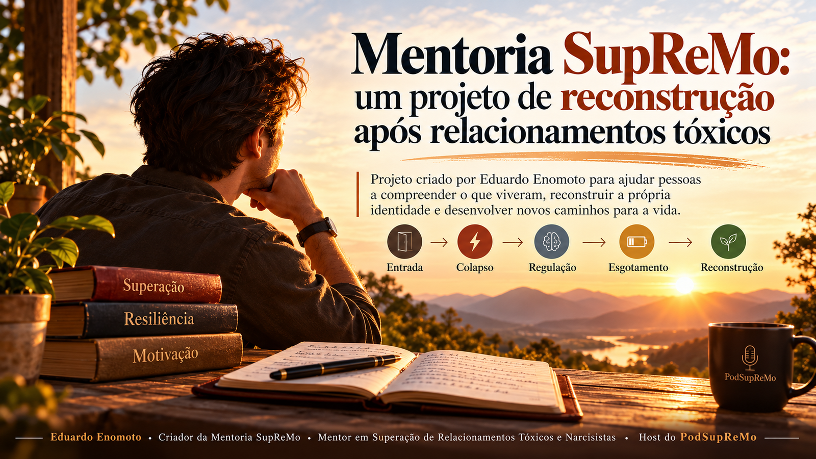 No momento, você está visualizando Mentoria SupReMo prepara futuro encontro online sobre superação e reconstrução emocional