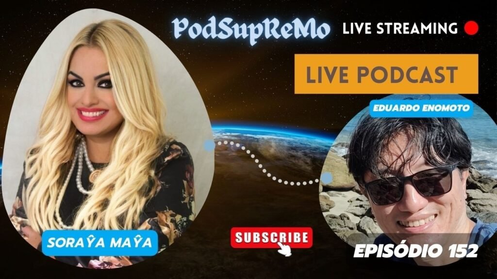 Capa do episódio 152 do PodSupReMo com Soraŷa Maŷa