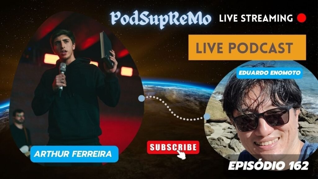 Capa do episódio 162 do PodSupReMo com Arthur Ferreira